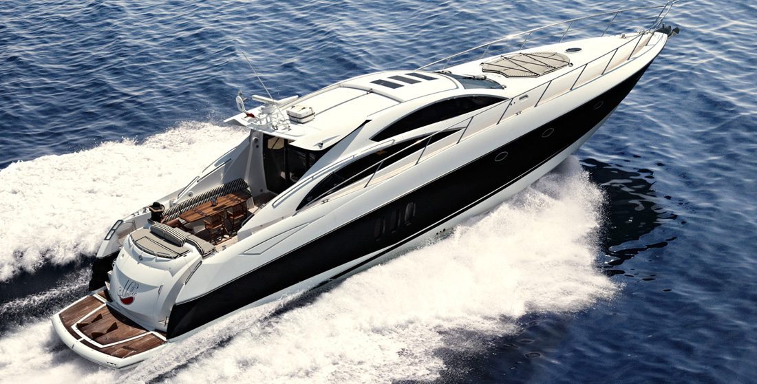 Ibiza yacht charter Sunseeker Predator 72